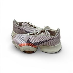 Nike White and Orange Running Shoes